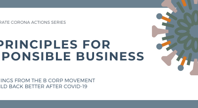 Seven B Corp principles for resilient & responsible business