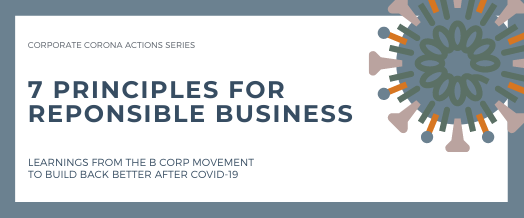 Seven B Corp principles for resilient & responsible business