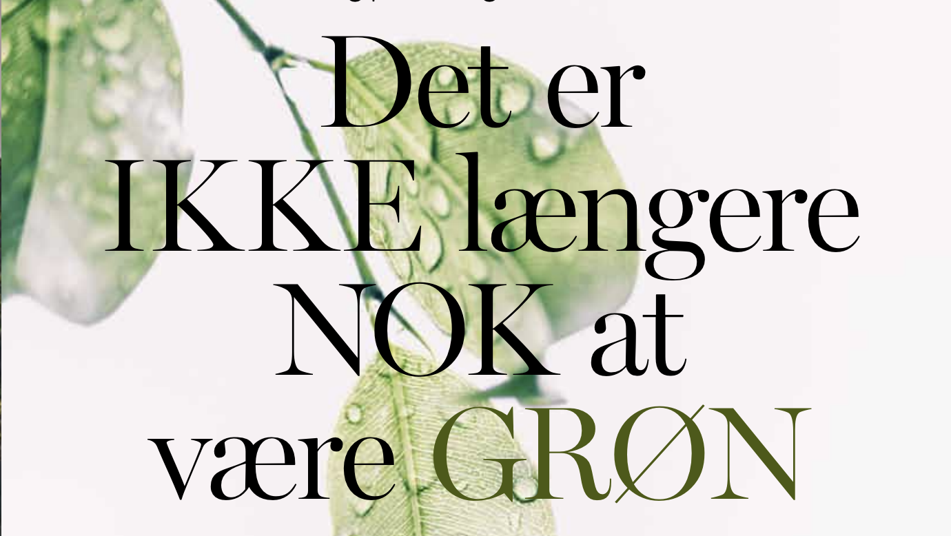 GoBeauty interview: Det er ikke længere nok at være grøn