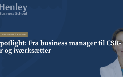 MBA spotlight: Fra business manager til CSR-pioner og iværksætter