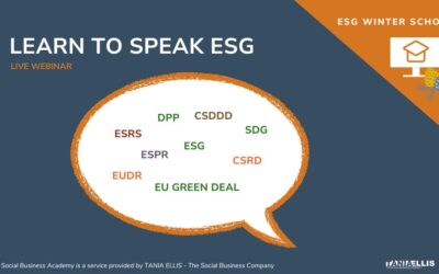 Webinar: Learn to speak ESG – Understanding Key Concepts and Abbreviations