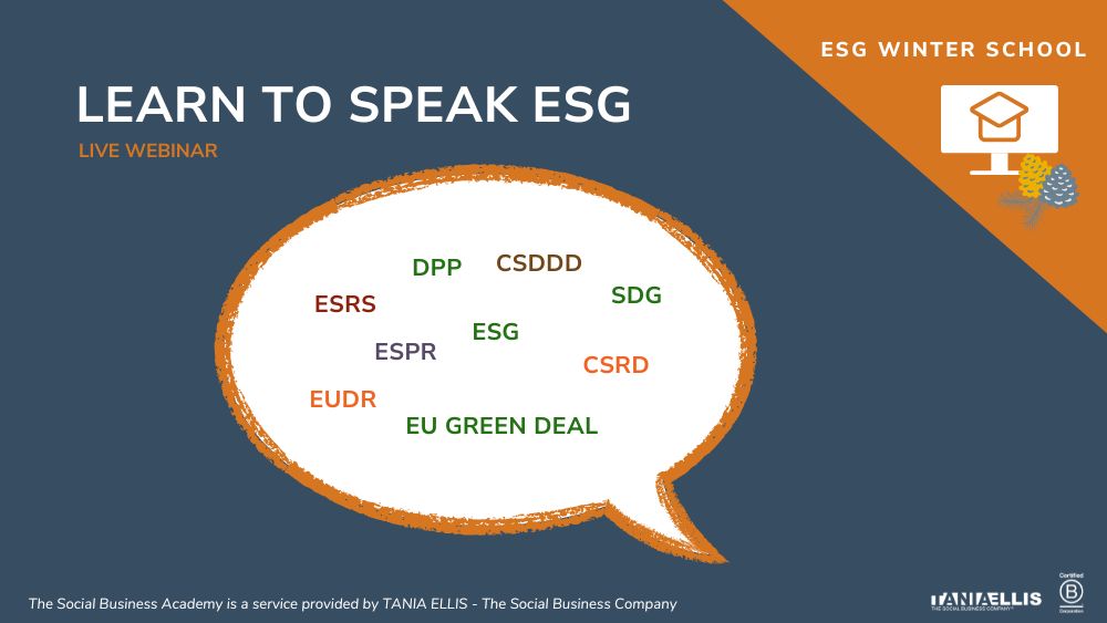 Webinar: Learn to speak ESG – Understanding Key Concepts and Abbreviations